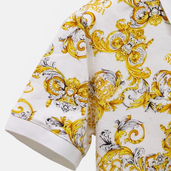 Versace Jeans Printed Polo Shirt - Picture 6 of 12